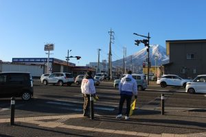 令和５年度山梨県高等学校県下一斉「通学時マナーアップ運動」５回目が行われました。