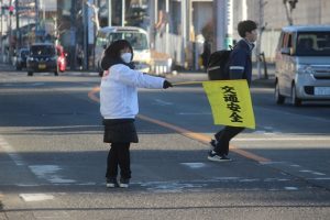 令和５年度山梨県高等学校県下一斉「通学時マナーアップ運動」５回目が行われました。