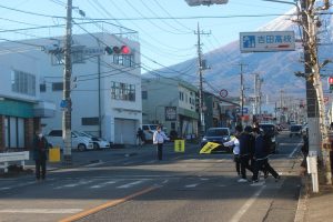令和５年度山梨県高等学校県下一斉「通学時マナーアップ運動」５回目が行われました。