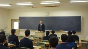 令和５年度大学入学共通テスト激励会が行われました。