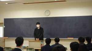 令和５年度大学入学共通テスト激励会が行われました。