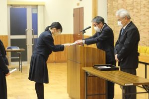 令和５年度 渡辺貢奨学金交付式が行われました。