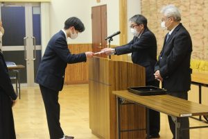 令和５年度 渡辺貢奨学金交付式が行われました。