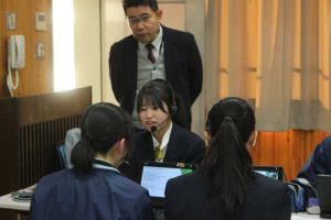 山梨県立吉田高等学校・四川省内江市第二中学 オンライン交流会が行われました。