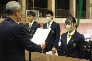 令和５年度納め式が行われました。