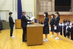 令和５年度納め式が行われました。