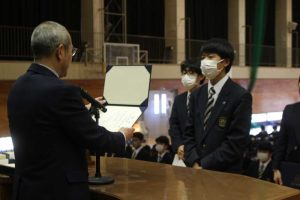 令和５年度納め式が行われました。