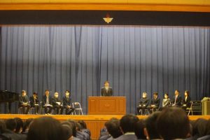 令和５年度離任式が行われました。