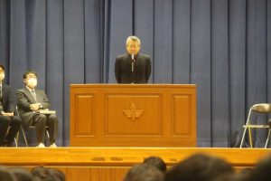 令和５年度離任式が行われました。