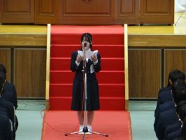 令和５年度卒業証書授与式が行われました。