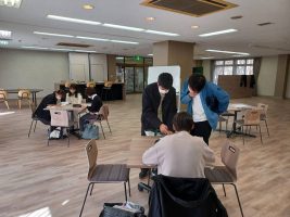 令和５年度理数科宿泊学習会の様子です。