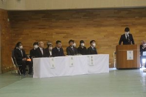 令和５年度同窓会入会式が行われました。