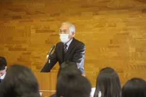 令和５年度同窓会入会式が行われました。