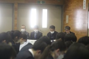 令和５年度同窓会入会式が行われました。