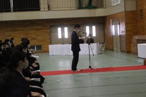 令和５年度同窓会入会式が行われました。