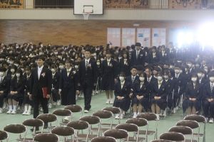 令和５年度卒業証書授与式が行われました。