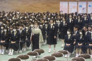 令和５年度卒業証書授与式が行われました。