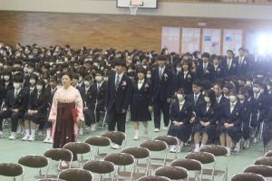 令和５年度卒業証書授与式が行われました。