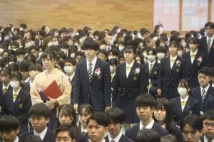 令和５年度卒業証書授与式が行われました。