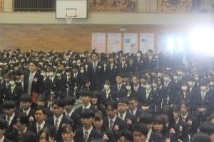 令和５年度卒業証書授与式が行われました。
