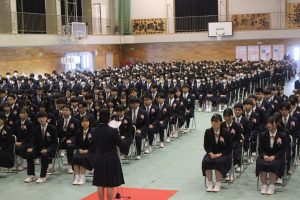 令和５年度卒業証書授与式が行われました。