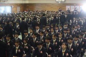 令和５年度卒業証書授与式が行われました。