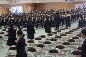 令和５年度卒業証書授与式が行われました。