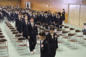 令和５年度卒業証書授与式が行われました。