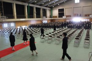 令和５年度卒業証書授与式が行われました。