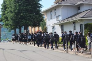 令和６年度山梨県高等学校県下一斉「通学時マナーアップ運動」が行われました。