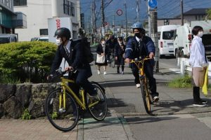 令和６年度山梨県高等学校県下一斉「通学時マナーアップ運動」が行われました。