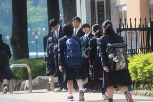 令和６年度山梨県高等学校県下一斉「通学時マナーアップ運動」が行われました。