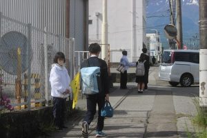 令和６年度山梨県高等学校県下一斉「通学時マナーアップ運動」が行われました。