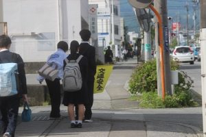 令和６年度山梨県高等学校県下一斉「通学時マナーアップ運動」が行われました。