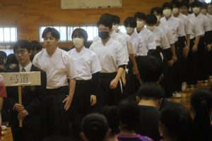 令和６年度山梨県高等学校総合体育大会壮行会が行われました。