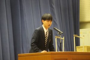 令和６年度山梨県高等学校総合体育大会壮行会が行われました。
