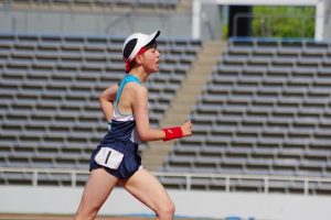 祝　優勝　山梨県高等学校総合体育大会陸上競技男子５０００ｍW清水慶吾選手