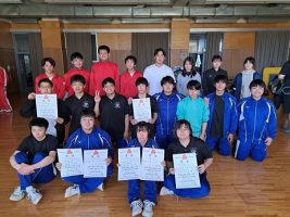 令和６年度山梨県高等学校総合体育大会の結果です。