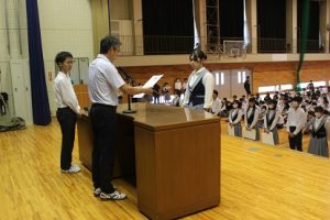 令和６年度納め式が行われました。