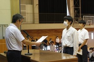 令和６年度納め式が行われました。