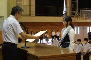 令和６年度納め式が行われました。