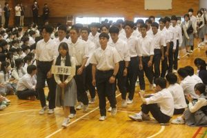 令和６年度全国大会・野球壮行会が行われました。
