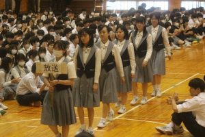 令和６年度全国大会・野球壮行会が行われました。
