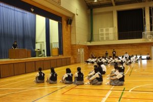 令和６年度全国大会・野球壮行会が行われました。