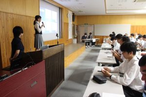 令和６年度吉田高等学校理数科 理数探究発表会第１回が行われました。