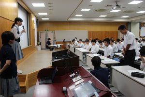 令和６年度吉田高等学校理数科 理数探究発表会第１回が行われました。