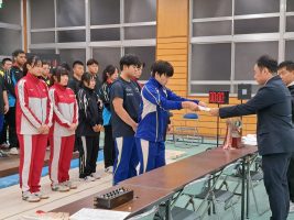 祝 山梨県高等学校ウエイトリフティング競技新人大会  男子団体優勝 関東大会出場権獲得