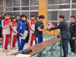 祝 山梨県高等学校ウエイトリフティング競技新人大会  男子団体優勝 関東大会出場権獲得