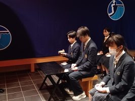 令和６年度第45回山梨県高等学校芸術文化祭 茶道研修会が行われました。