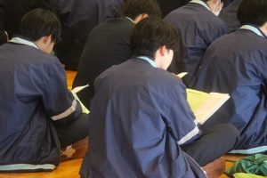 令和６年度２学年修学旅行結団式が行われました。